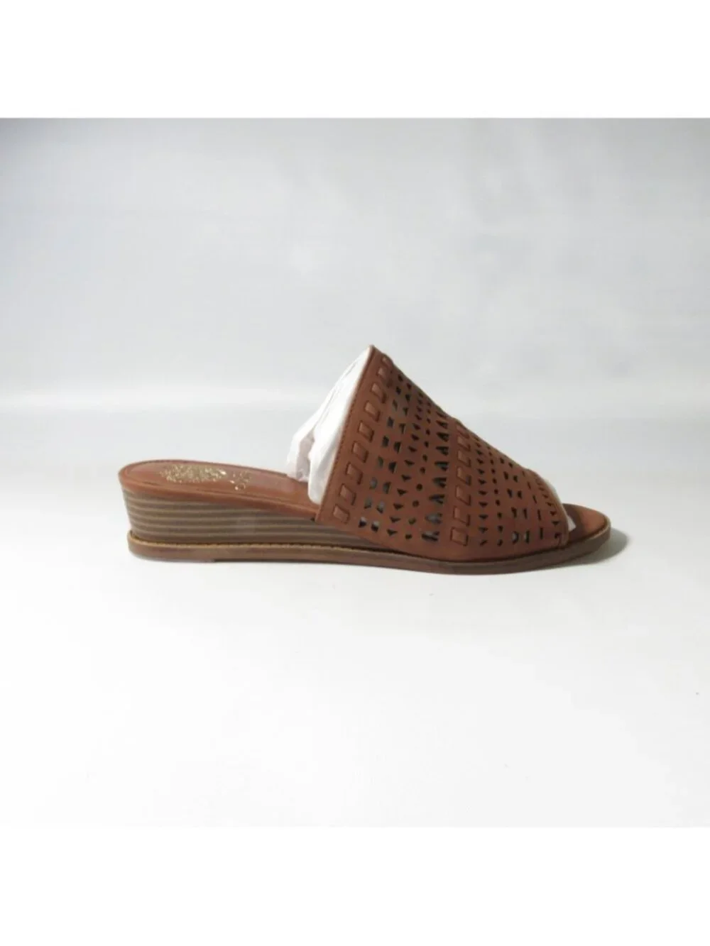 Vince Camuto Leather Wedge Slide Sandals ~ Rallema ~ Size 10 NIB